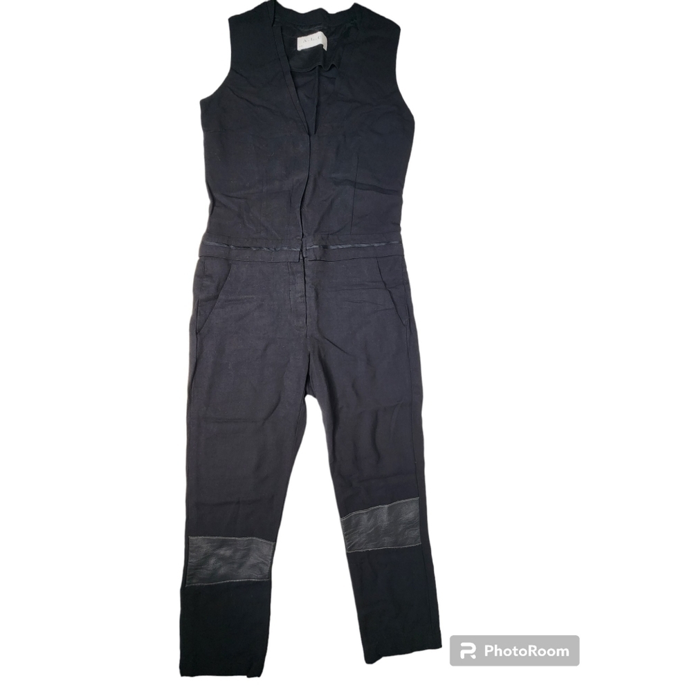 A.L.C Sleeveless Black Jumpsuit Size
